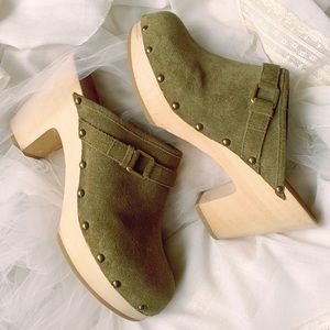 wooden clogs